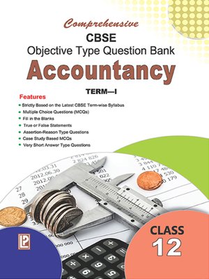 cover image of Comprehensive CBSE Objective Type Question Bank Accountancy -XII (Term-I)